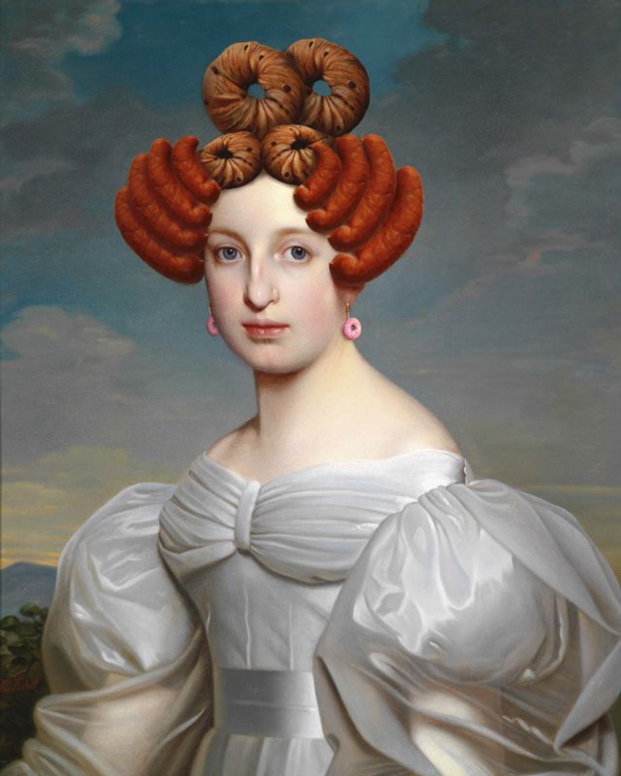 Lady Macdonut Von Bagel Frankfurter, 2019 Giclée fine art print sobre papel Baritta 98 x 80 cm